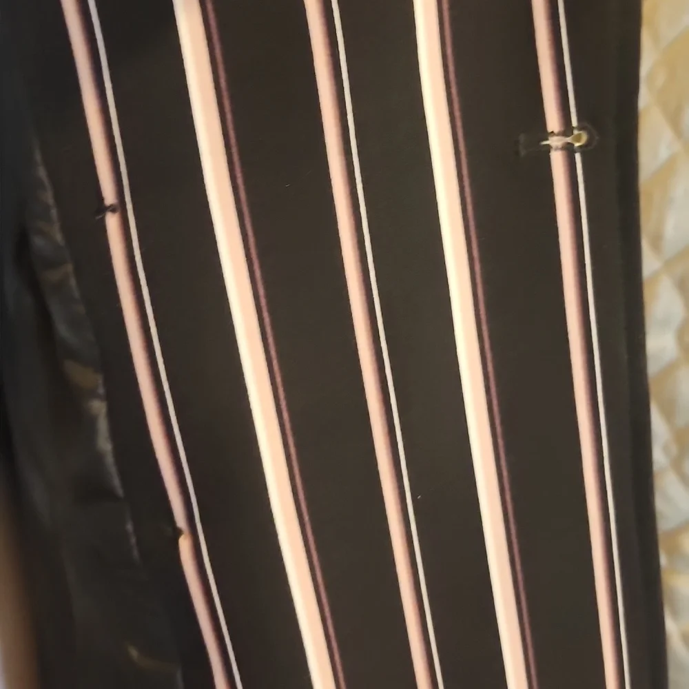 Torrid Black, Pink and White Striped Jacket - Picture 8 of 13